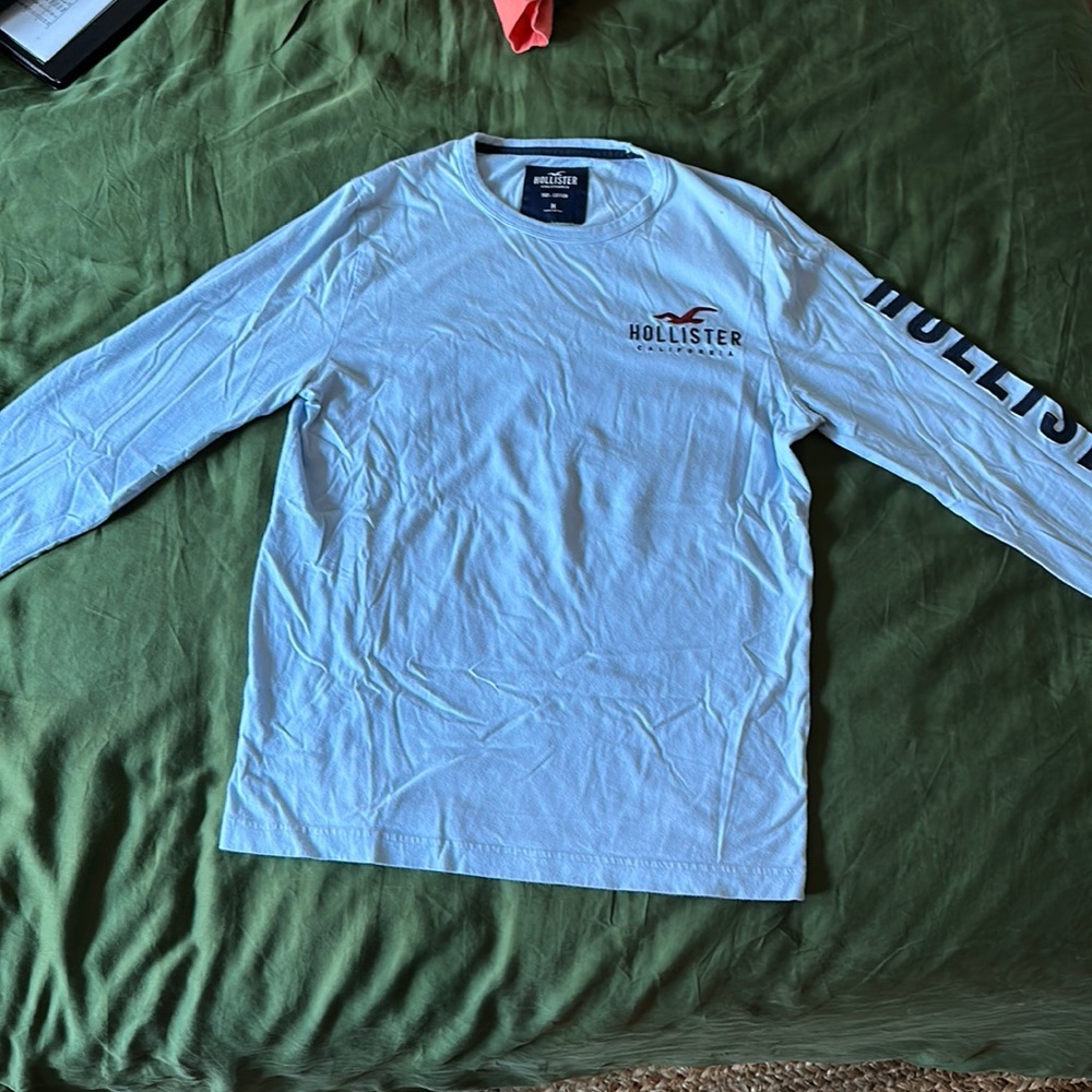 Long Sleeve logo Holister T-Shirt